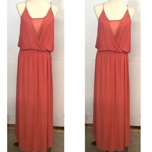 Zara Womens Strappy Drapped Maxi Dress Size S M